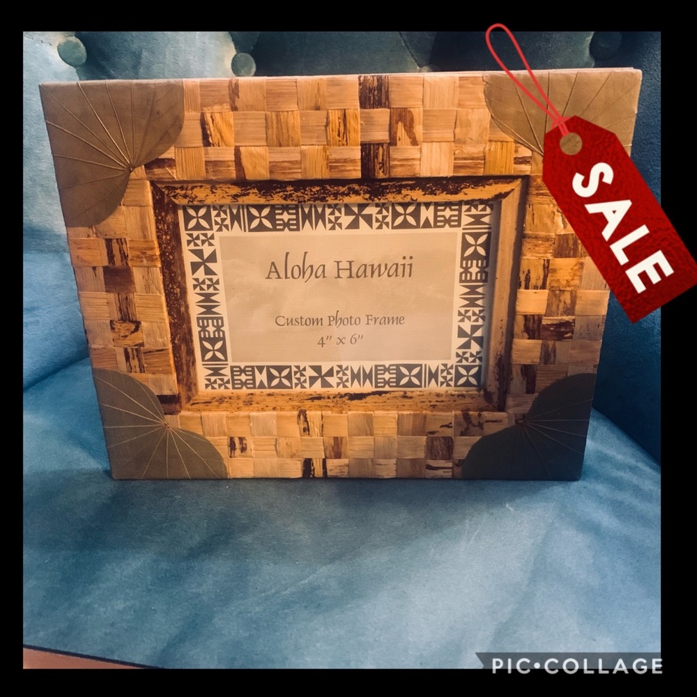 Hawaiian themed 4x6 picture frame